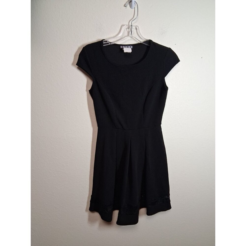 VTG Paper Doll Dress Y2K Fit & Flare Party Business Casual Lace Black Size Small